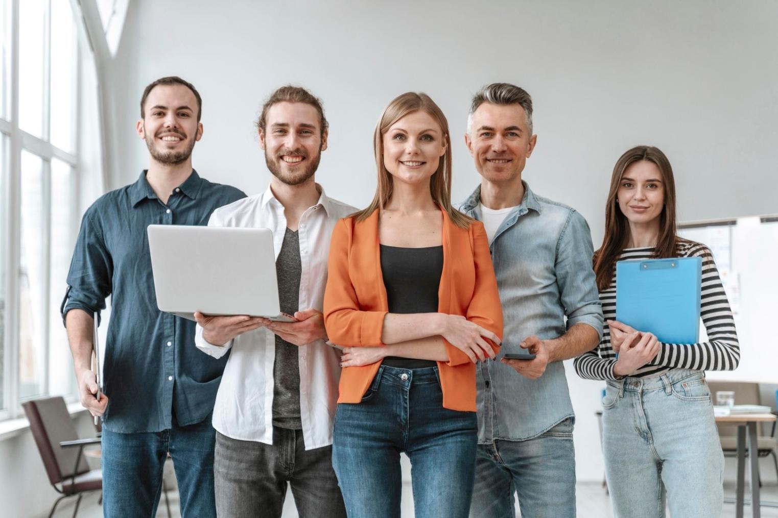 Small business owner reviewing financial reports and planning growth strategy