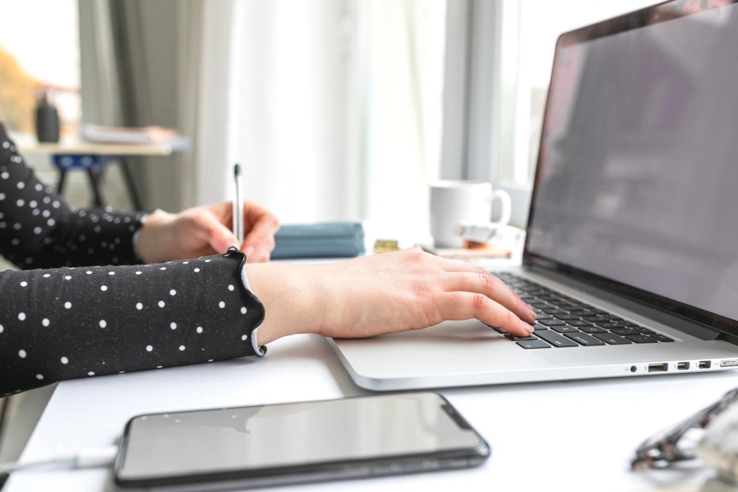 Business planning session with financial projections and growth strategy documents